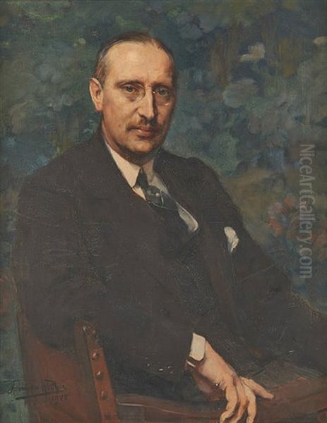 Portrait Masculin Oil Painting by Herman Richir