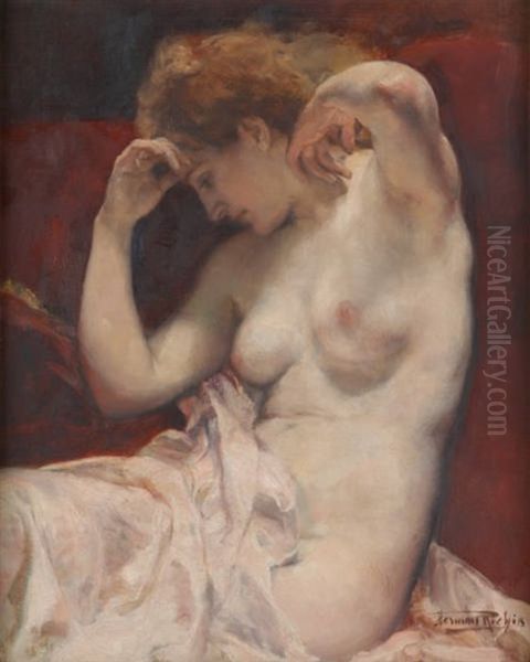 Nu Oil Painting by Herman Richir