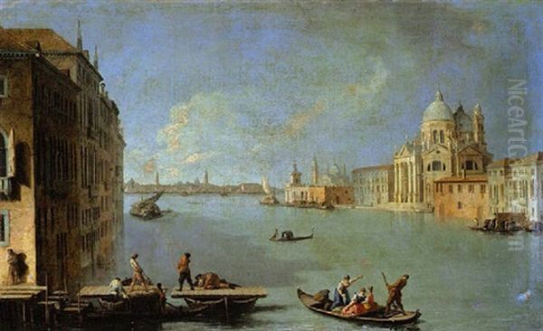 The Grand Canal Oil Painting by Giovanni Richter