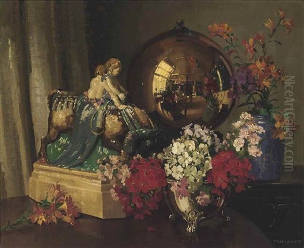 The Golden Witch Bowl Oil Painting by Herbert Davis Richter