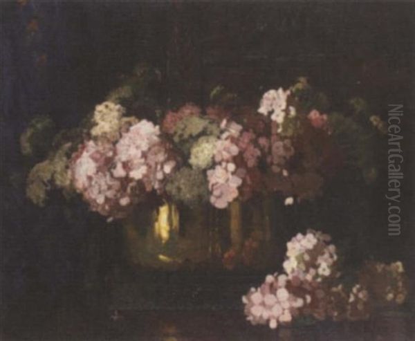 A Bit Of Devon Country Oil Painting by Herbert Davis Richter