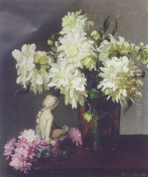 Autumn Symphony Oil Painting by Herbert Davis Richter