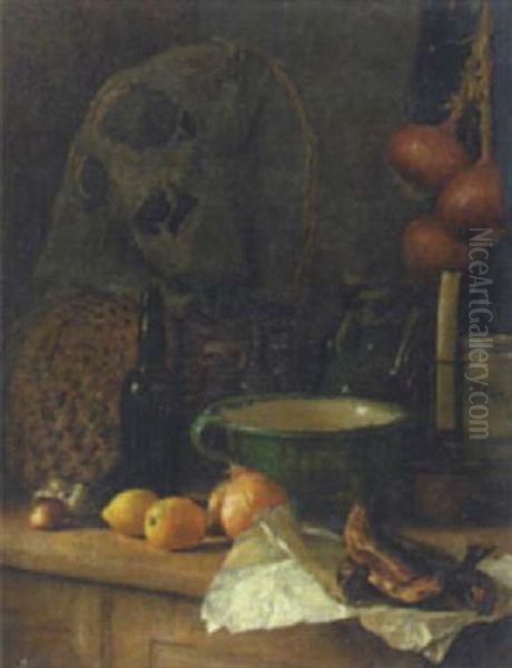 Kuchenstillleben Oil Painting by Robert Richter