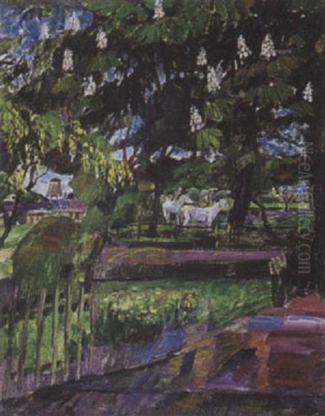 In De Tuin Oil Painting by Marius Richters