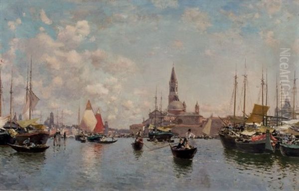 Vista De Venecia Oil Painting by Martin Rico y Ortega