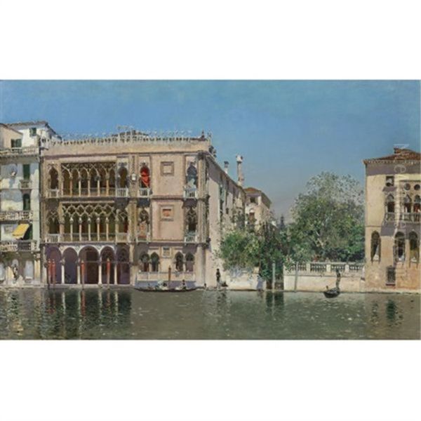 The Ca D'oro Oil Painting by Martin Rico y Ortega