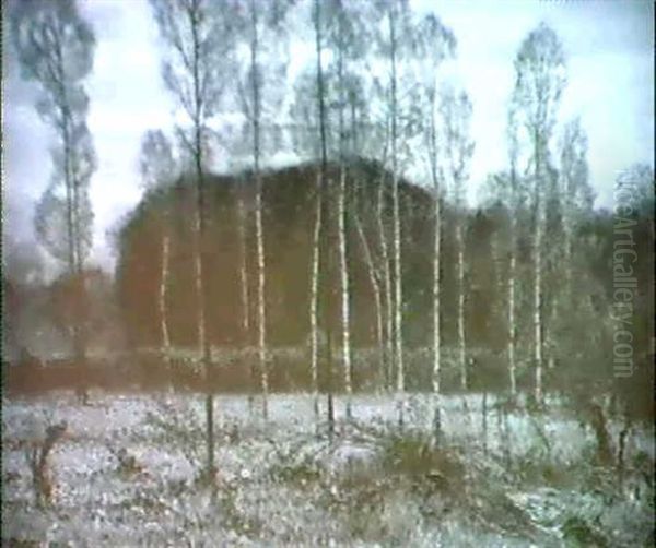 Das Buchholz Bei Muhlstedt Oil Painting by Paul Riesz