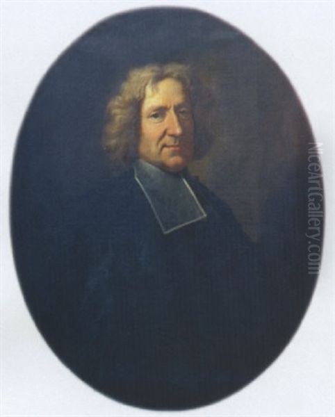 Portrait De L'abbe Jolly Oil Painting by Hyacinthe Rigaud