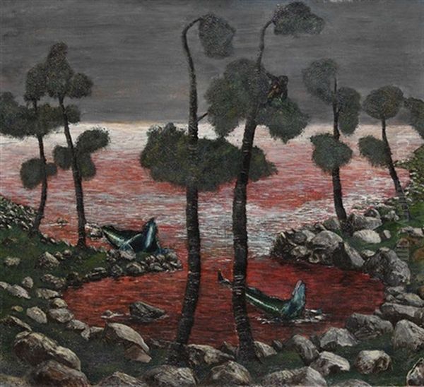 Urtiere Oil Painting by Joachim, H.Botticher Ringelnatz