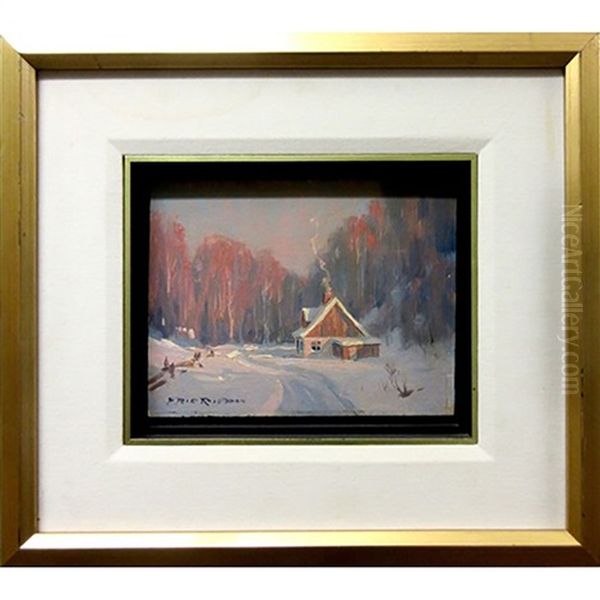 The Last Rays, Laurentians Oil Painting by Eric John Benson Riordon