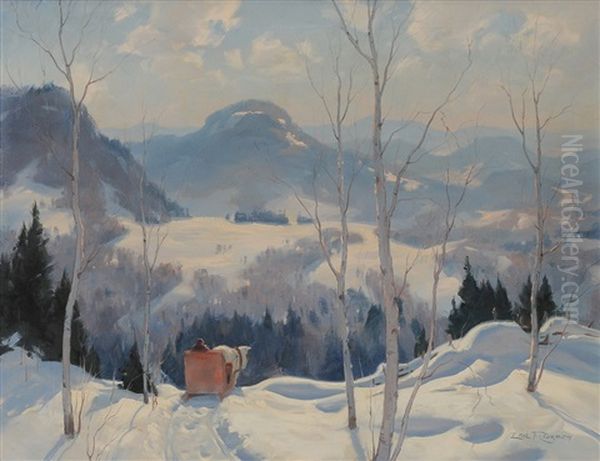 Country Road, Piedmont Country, P.que. Oil Painting by Eric John Benson Riordon