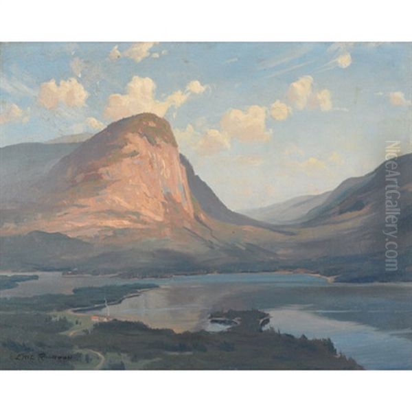 Alberta Lakes Oil Painting by Eric John Benson Riordon