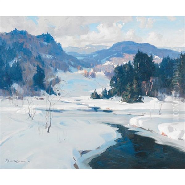 Morning Light, Laurentians Oil Painting by Eric John Benson Riordon