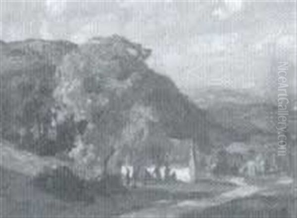 Laurentians, Autumn Oil Painting by Eric John Benson Riordon