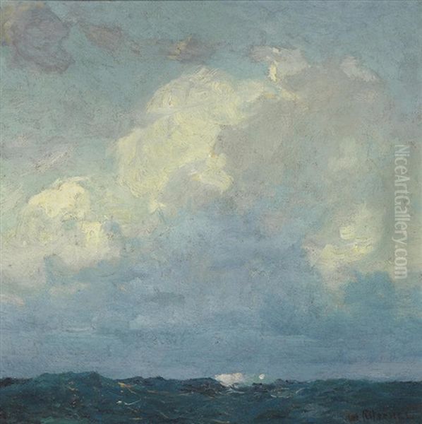 Opalescent Sea Oil Painting by William Frederick Ritschel