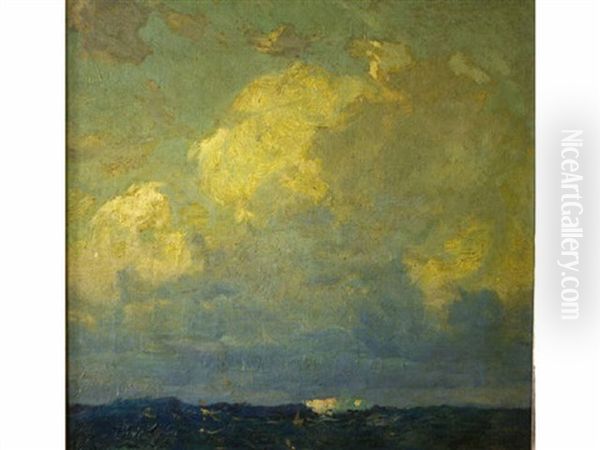 Opalescent Sea Oil Painting by William Frederick Ritschel