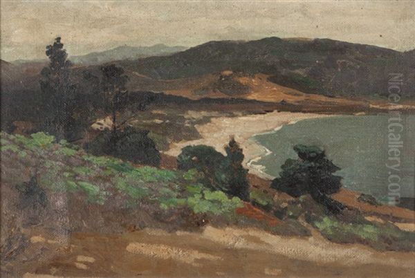 Cove And Landscape Oil Painting by William Frederick Ritschel