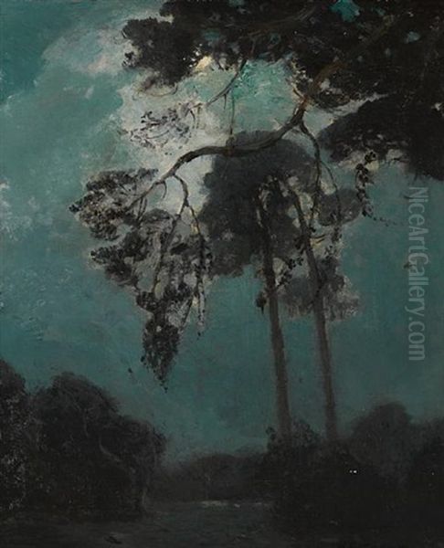 Night At Del Monte Oil Painting by William Frederick Ritschel