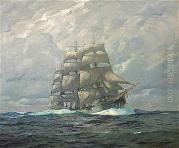 Flying Cloud Oil Painting by William Frederick Ritschel