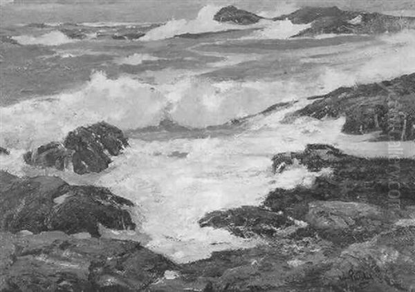 Symphony In Grey (pacific) Oil Painting by William Frederick Ritschel