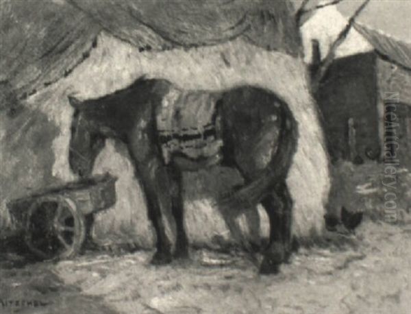 The Manger Oil Painting by William Frederick Ritschel