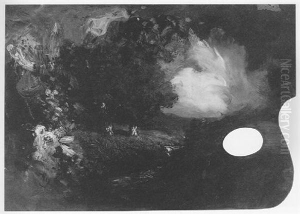 The Artist's Palette Oil Painting by Julian Walbridge Rix