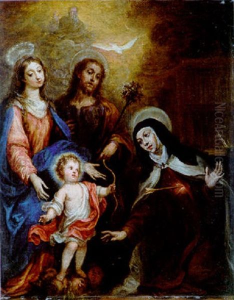 Vision De Santa Teresa Oil Painting by Francisco Rizi