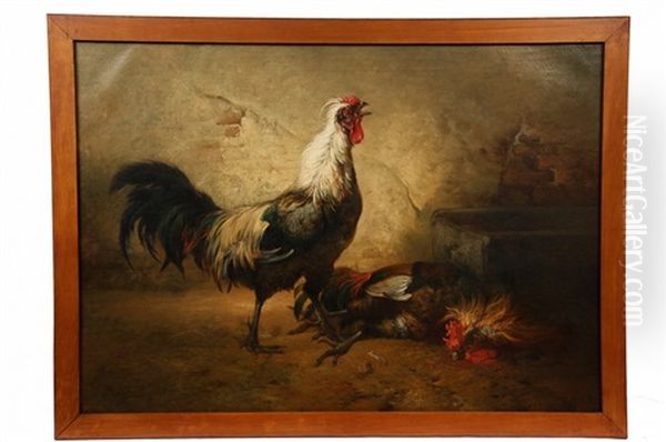 The Conqueror Oil Painting by Louis Marie Dominique Romain Robbe