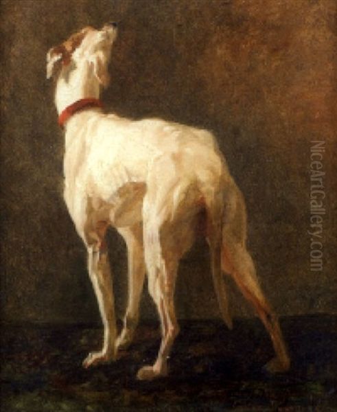 Berger Au Repos Oil Painting by Louis Marie Dominique Romain Robbe