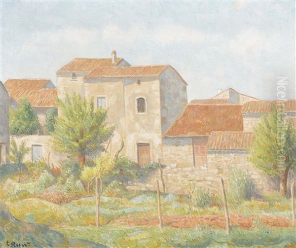 Sommerlicher Garten Oil Painting by Paul Theophile Robert