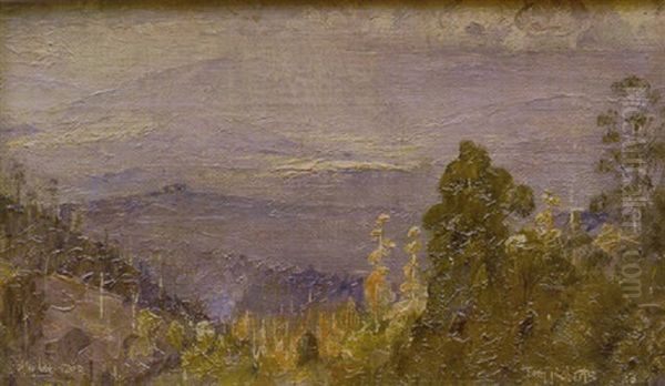 After The Rain Oil Painting by Thomas William Roberts