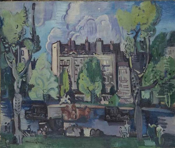 Paris, Bois De Boulogne Oil Painting by Alexander Robinson