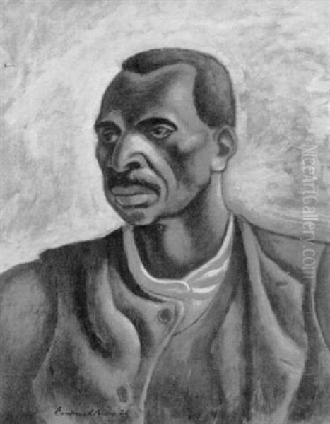 Portrait Of A Man Oil Painting by Boardman Robinson