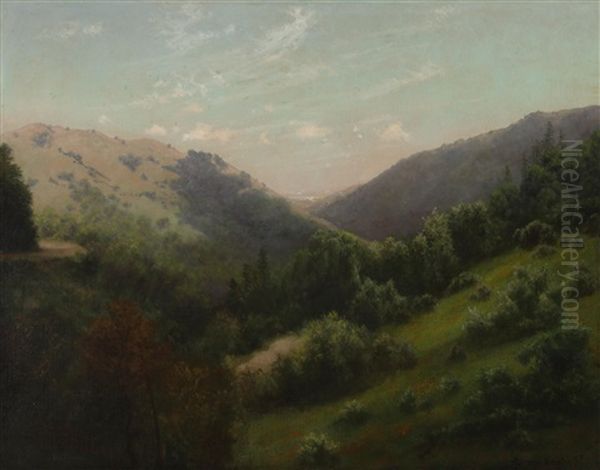 White Hills Canyon, Marin County Oil Painting by Charles Dorman Robinson