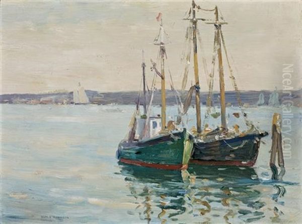 Gloucester, Massachusetts Oil Painting by William S. Robinson
