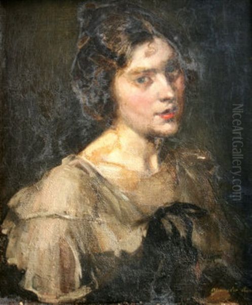 Peggy Oil Painting by Alexander Ignatius Roche