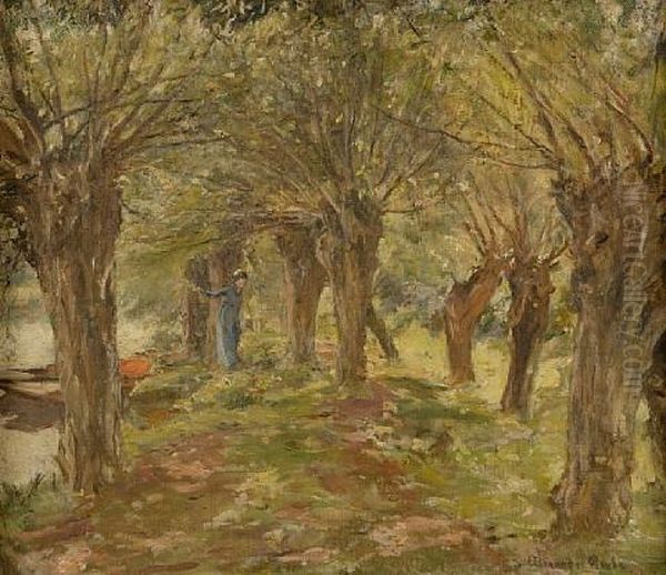 Shakespeare's Avon Oil Painting by Alexander Ignatius Roche