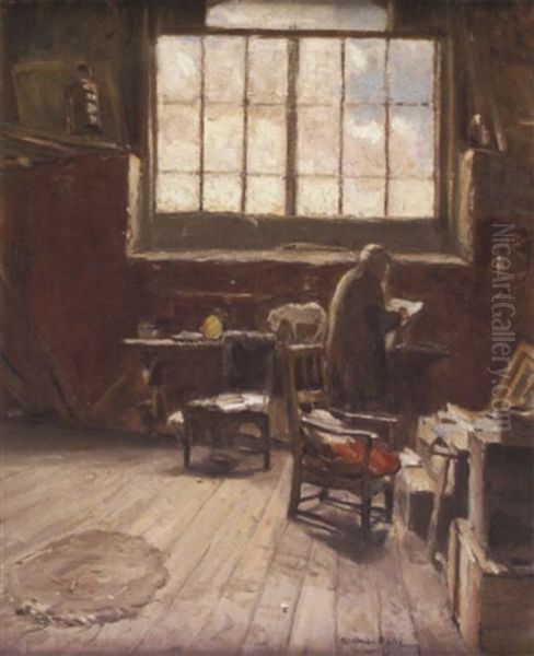 The Artist's Studio Oil Painting by Alexander Ignatius Roche