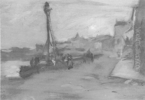 Evening, St. Monans Oil Painting by Alexander Ignatius Roche