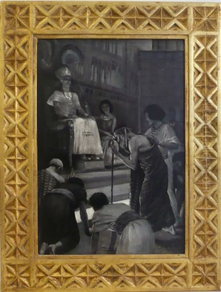 Scene Egyptienne Oil Painting by Georges Antoine Rochegrosse