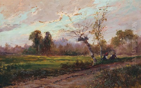 Serenita Campestre Oil Painting by Leonardo Roda