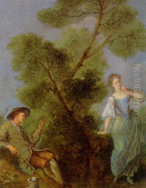 Die Verschwiegenheit Oil Painting by Bernhard Rode