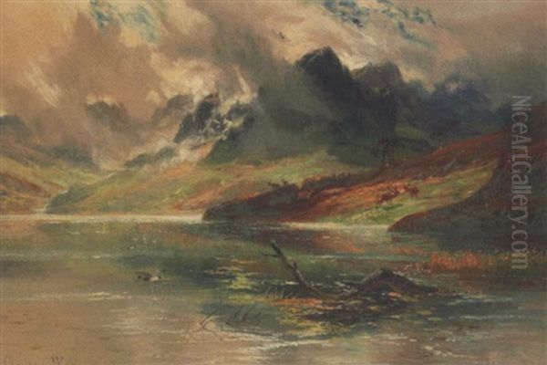 Glen Rosa, Isle Of Arran Oil Painting by Clarence Roe