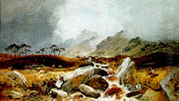 In The Vale Of Llanrwst Oil Painting by Clarence Roe