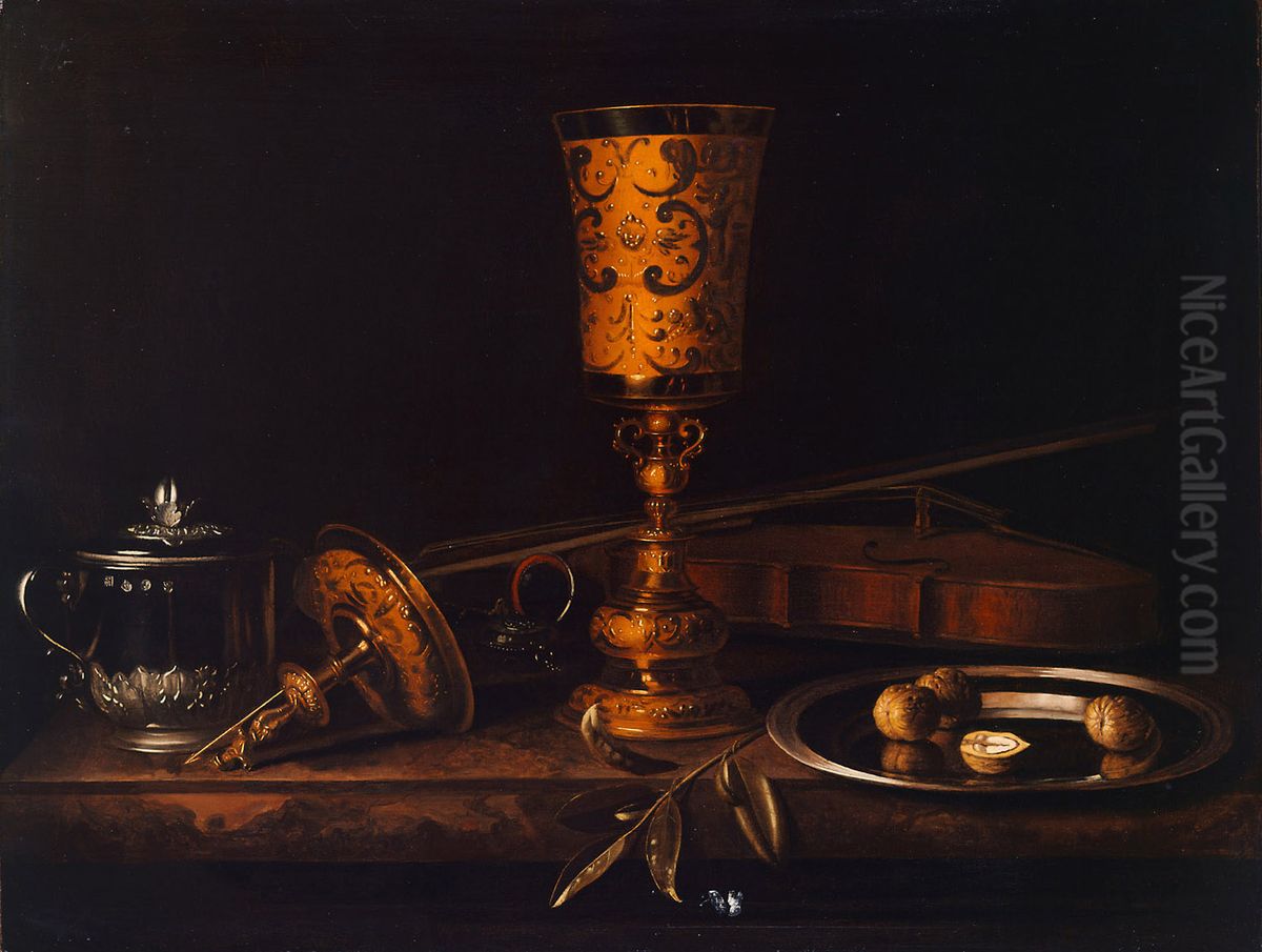 Vanitas-stilleben Oil Painting by Pieter Gerritsz van Roestraten