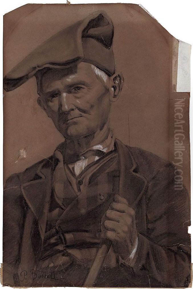 Tipo Popular Oil Painting by Pere Borrell del Caso