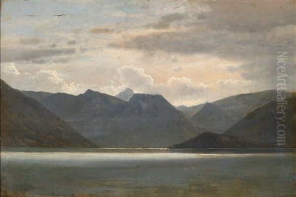 Belagio Ved Lago Di Como Oil Painting by Frederik Rohde