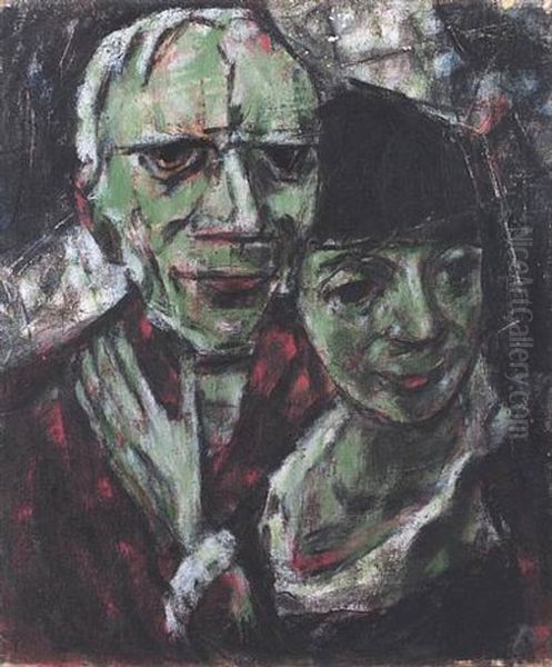 Chair Oil Painting by Christian Rohlfs