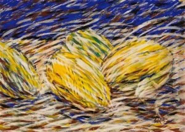 Kurbisse (fruchte) Oil Painting by Christian Rohlfs