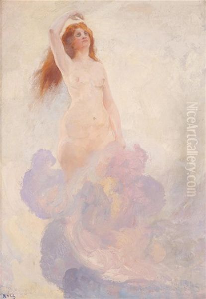 Naissance De La Femme Oil Painting by Alfred Roll